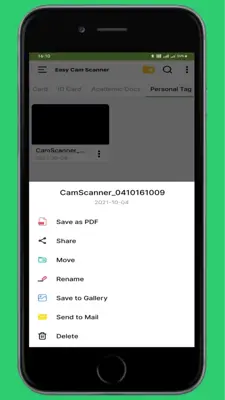 Easy cam scanner - Document scanner PDF manager android App screenshot 0