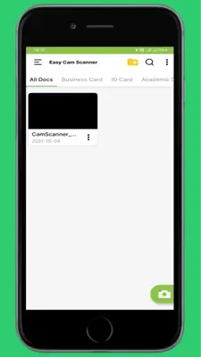 Easy cam scanner - Document scanner PDF manager android App screenshot 3